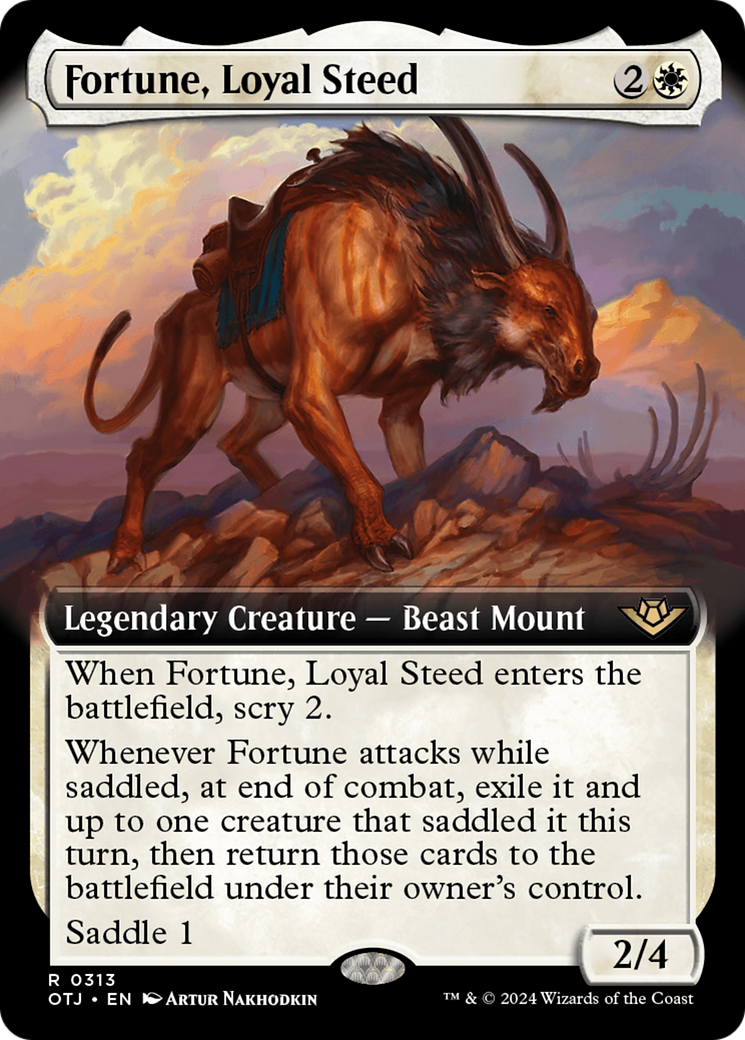 Fortune, Loyal Steed - Extended Art [OTJ-313]