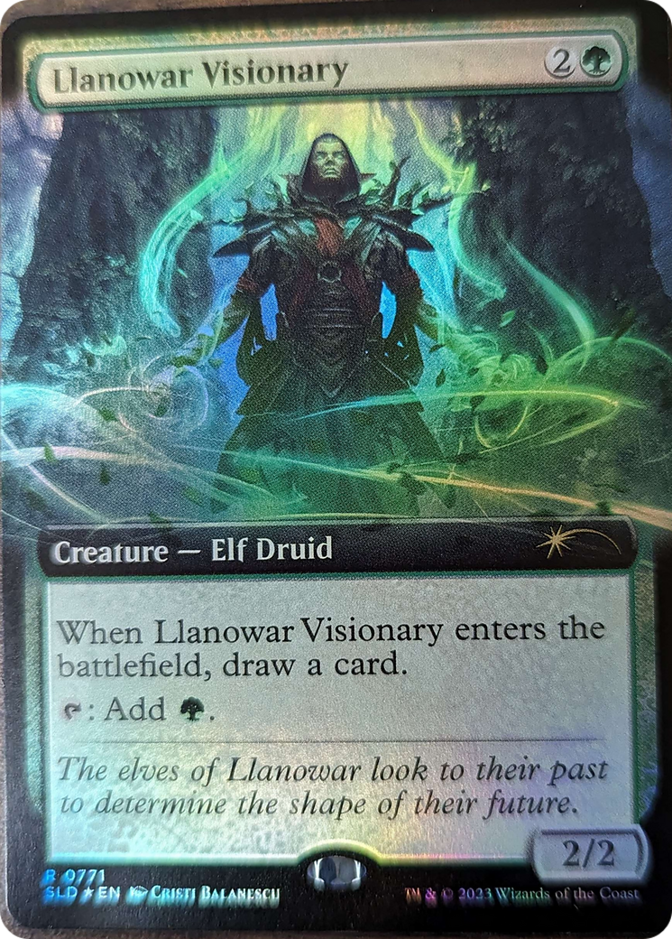 Llanowar Visionary - Extended Art [SLD-771]