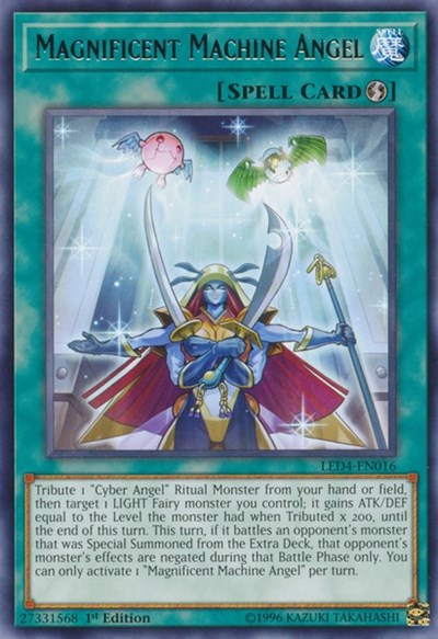 Magnificent Machine Angel (Rare) [LED4-EN016-R]