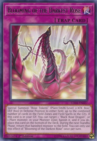 Blooming of the Darkest Rose (Rare) [LED4-EN027-R]