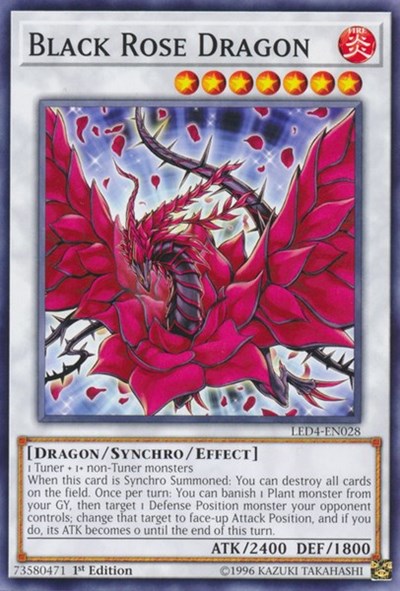 Black Rose Dragon (Common) [LED4-EN028-C]