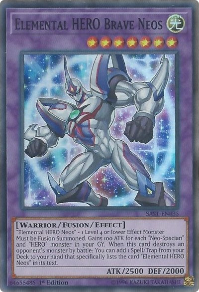 Elemental HERO Brave Neos (Super Rare) [SAST-EN035-SuR]