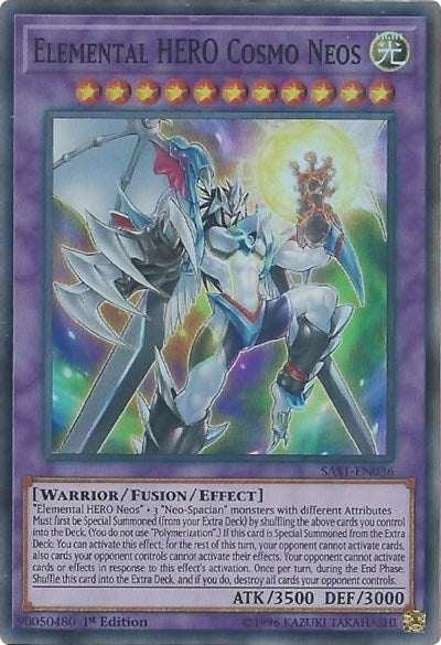 Elemental HERO Cosmo Neos (Super Rare) [SAST-EN036-SuR]