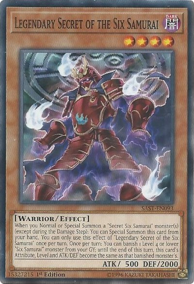 Legendary Secret of the Six Samurai (Common) [SAST-EN093-C]