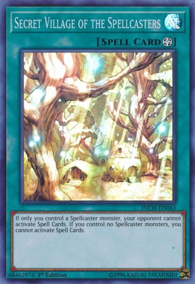 Secret Village of the Spellcasters (Super Rare) [INCH-EN043-SuR]