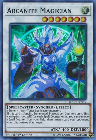 Arcanite Magician (Super Rare) [INCH-EN049-SuR]