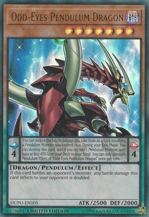 Odd-Eyes Pendulum Dragon (Ultra Rare) [DUPO-EN105-UR]