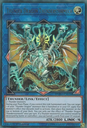 Thunder Dragon Thunderstormech (Ultra Rare) [DUPO-EN030-UR]