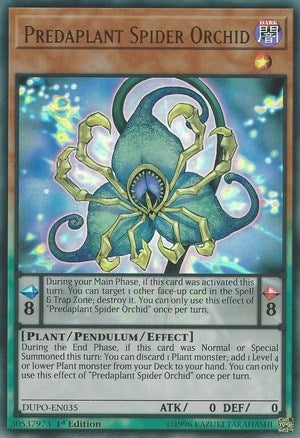 Predaplant Spider Orchid (Ultra Rare) [DUPO-EN035-UR]