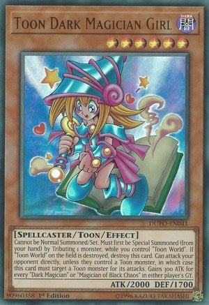 Toon Dark Magician Girl (Ultra Rare) [DUPO-EN041-UR]