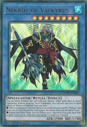 Nekroz of Valkyrus (Ultra Rare) [DUPO-EN089-UR]