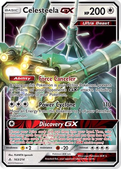 Celesteela GX - 163/214 (Ultra Rare) [UNB-163-UR]