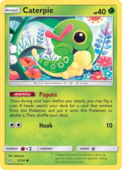 Caterpie - 2/214 (Common) [UNB-2-C]