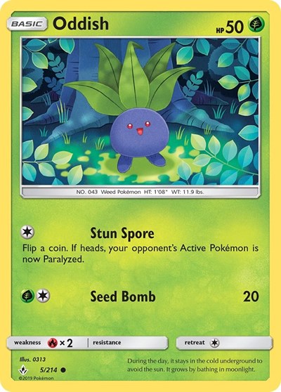 Oddish - 5/214 (Common) [UNB-5-C]