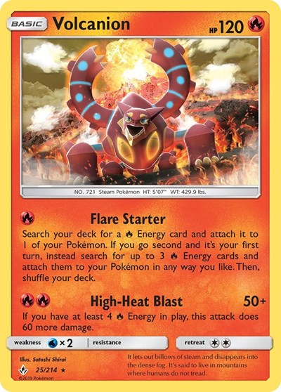 Volcanion - 25/214 (Holo Rare) [UNB-25-HR]