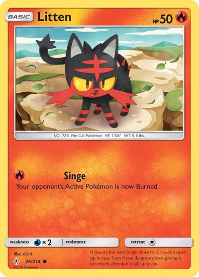 Litten - 26/214 (Common) [UNB-26-C]