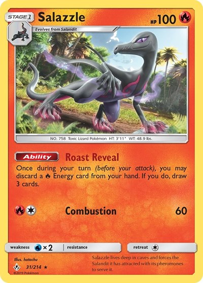 Salazzle - 31/214 (Rare) [UNB-31-R]