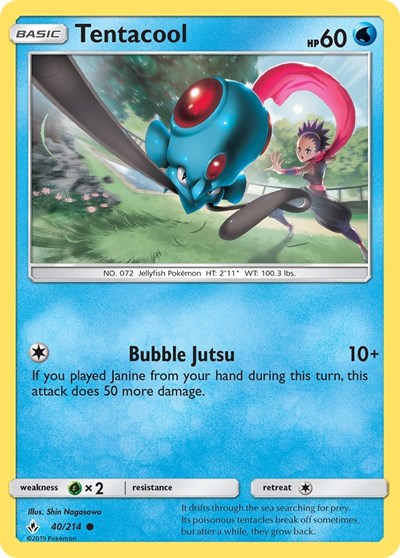 Tentacool - 40/214 (Common) [UNB-40-C]