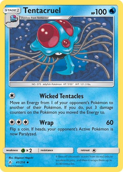 Tentacruel - 41/214 (Uncommon) [UNB-41-U]