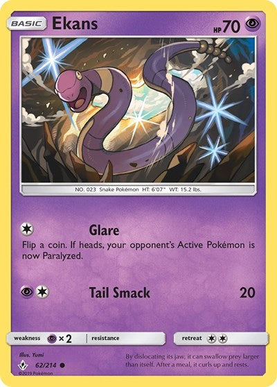 Ekans - 62/214 (Common) [UNB-62-C]