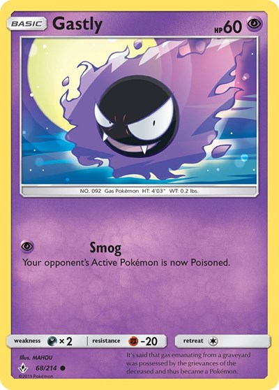 Gastly - 68/214 (Common) [UNB-68-C]