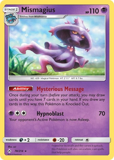 Mismagius - 78/214 (Rare) [UNB-78-R]