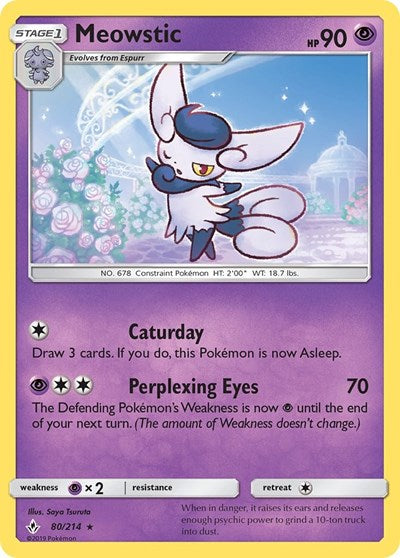 Meowstic - 80/214 (Rare) [UNB-80-R]