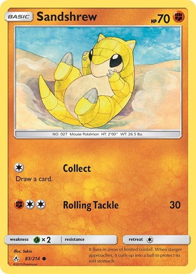 Sandshrew - 83/214 (Common) [UNB-83-C]