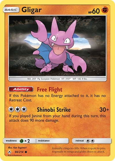 Gligar - 98/214 (Common) [UNB-98-C]