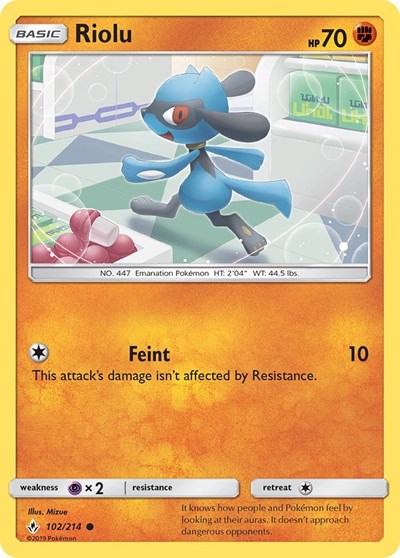 Riolu - 102/214 (Common) [UNB-102-C]