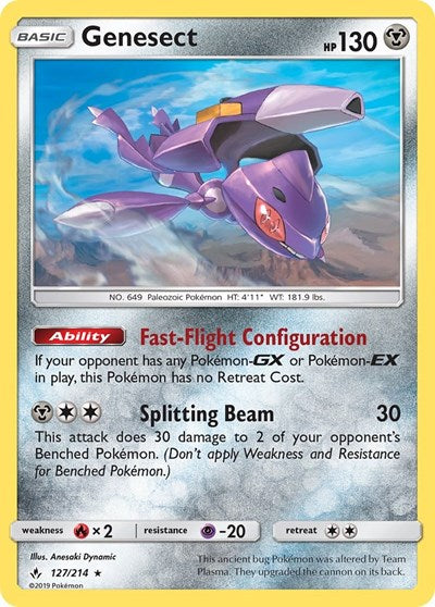 Genesect - 127/214 (Rare) [UNB-127-R]