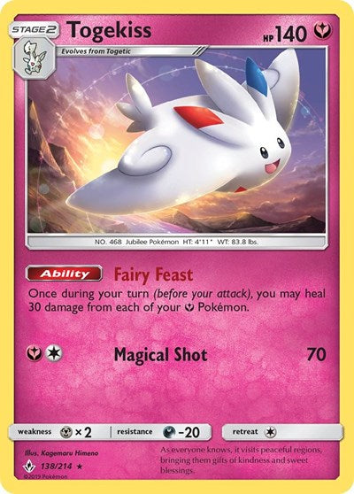 Togekiss - 138/214 (Holo Rare) [UNB-138-HR]