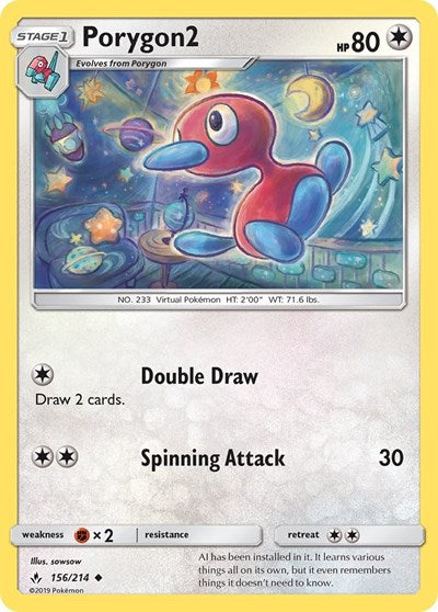 Porygon2 - 156/214 (Uncommon) [UNB-156-U]