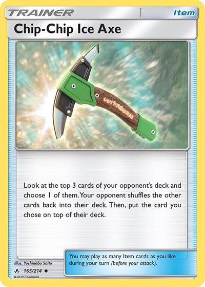 Chip-Chip Ice Axe - 165/214 (Uncommon) [UNB-165-U]