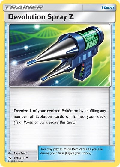 Devolution Spray Z - 166/214 (Uncommon) [UNB-166-U]