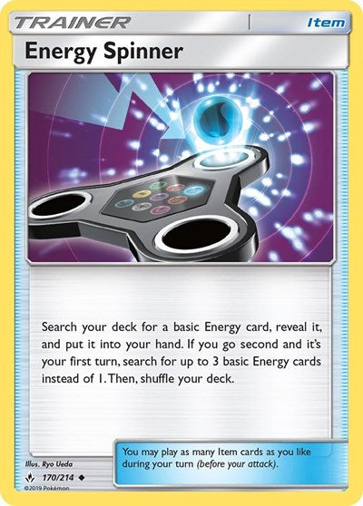 Energy Spinner - 170/214 (Uncommon) [UNB-170-U]