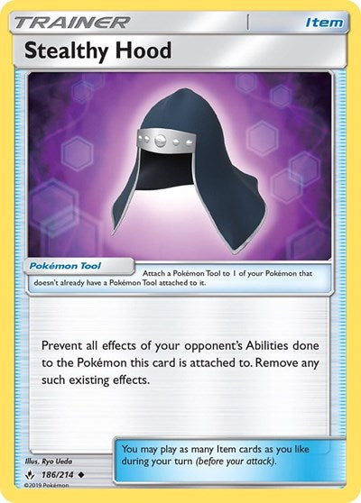 Stealthy Hood - 186/214 (Uncommon) [UNB-186-U]