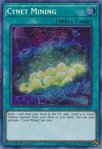 Cynet Mining (Secret Rare) [DANE-EN051-SeR]