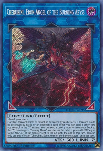 Cherubini, Ebon Angel of the Burning Abyss (Secret Rare) [DANE-EN095-SeR]