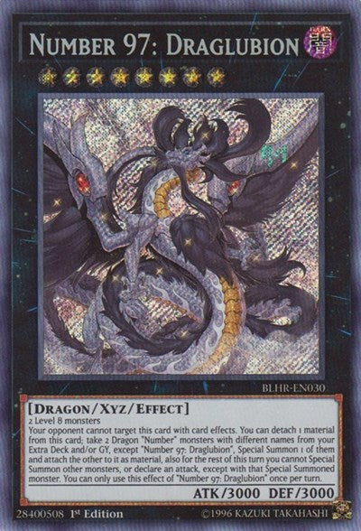 Number 97: Draglubion (Secret Rare) [BLHR-EN030-SeR]