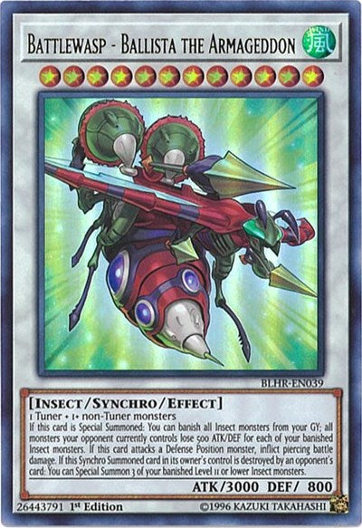 Battlewasp - Ballista the Armageddon (Ultra Rare) [BLHR-EN039-UR]