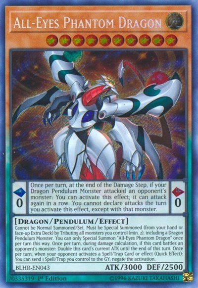 All-Eyes Phantom Dragon (Secret Rare) [BLHR-EN043-SeR]