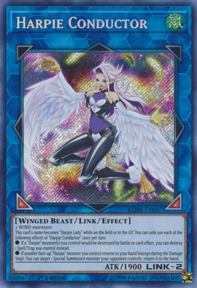 Harpie Conductor (Secret Rare) [BLHR-EN047-SeR]