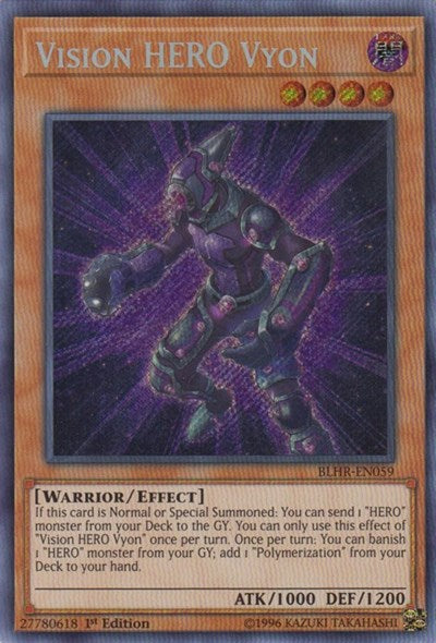 Vision HERO Vyon (Secret Rare) [BLHR-EN059-SeR]