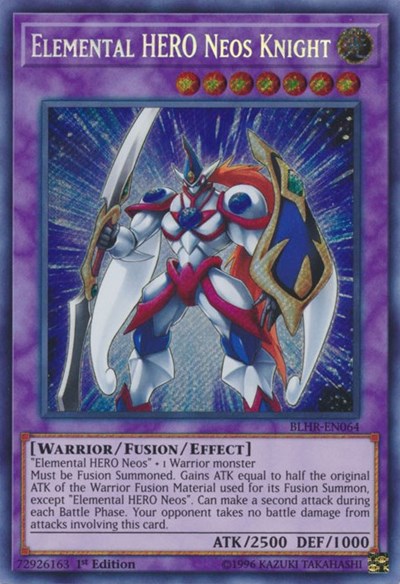 Elemental HERO Neos Knight (Secret Rare) [BLHR-EN064-SeR]