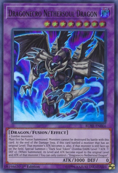 Dragonecro Nethersoul Dragon (Ultra Rare) [BLHR-EN066-UR]