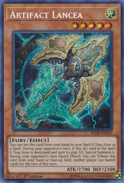 Artifact Lancea (Secret Rare) [BLHR-EN079-SeR]