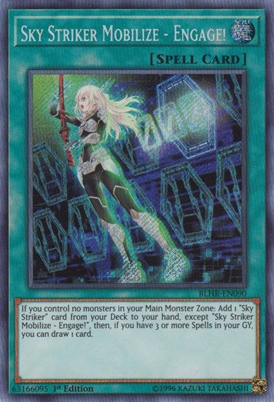 Sky Striker Mobilize - Engage! (Secret Rare) [BLHR-EN090-SeR]