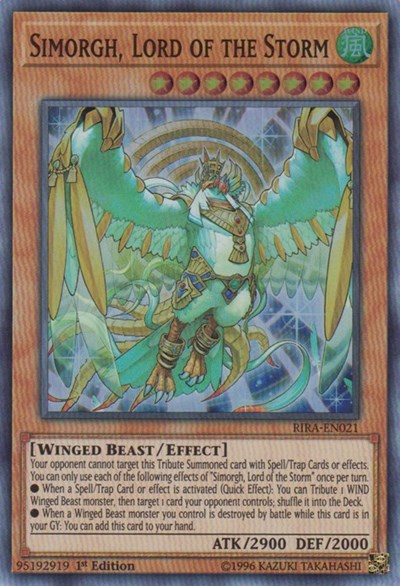 Simorgh, Lord of the Storm (Super Rare) [RIRA-EN021-SuR]