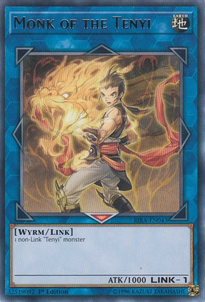 Monk of the Tenyi (Rare) [RIRA-EN043-R]